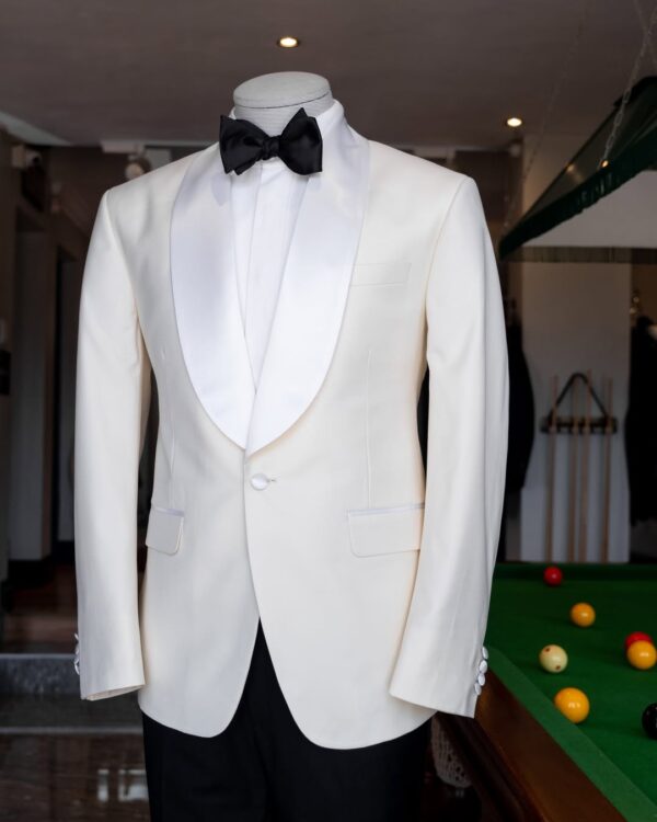 Ivory Shawl Lapel 2-piece tuxedo