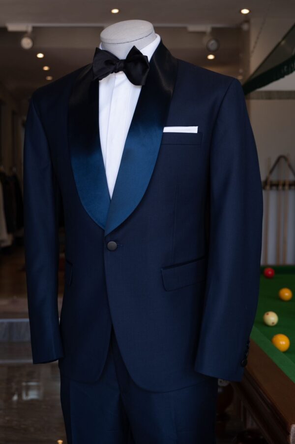 Navy shawl lapel 2-piece tuxedo