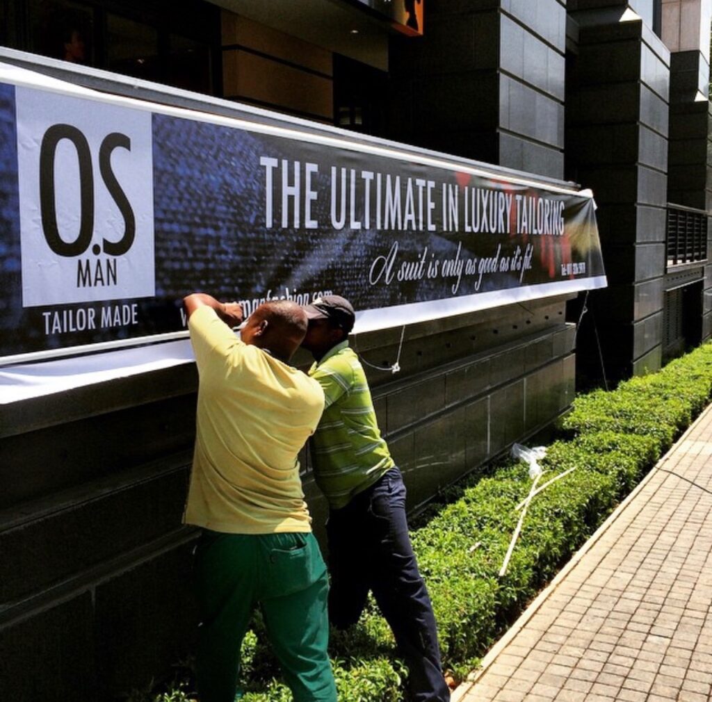 New Sandton store finishing touches